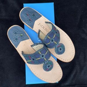 Jack Rogers Sandals Brand New Size 7.5 Color Midnight
